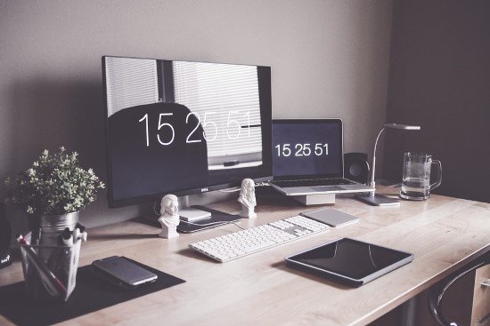 Desktop computer with peripherals