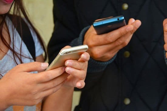 People using WiFi on their phones