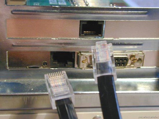 Puerto Ethernet o RJ45 de la computadora