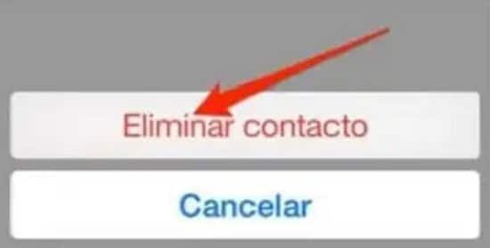 Pasos para eliminar un contacto de WhatsApp en iPhone