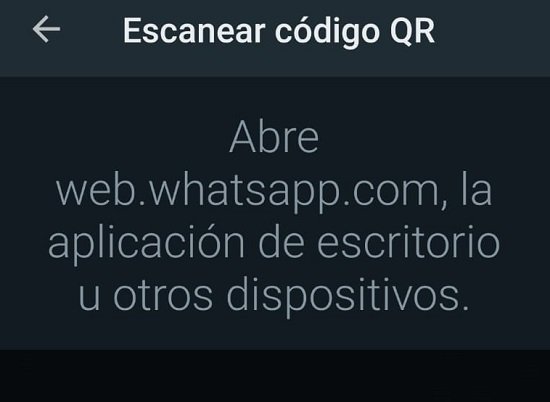 Paso a paso para usar WhatsApp Web con el código QR