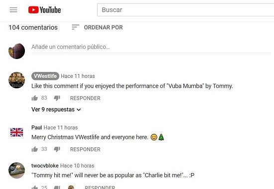 Identificar canción a través de los propios comentarios del video de YouTube
