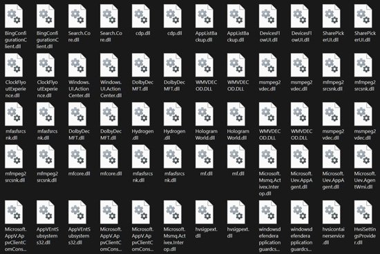Archivos DLL de la computadora