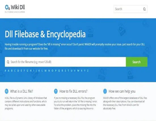 Instalar archivos DLL