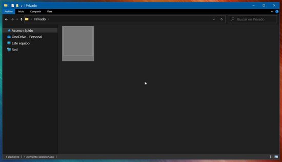 Ocultar archivos cambiando su icono 