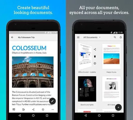 Abrir archivo docx con Zoho Writer