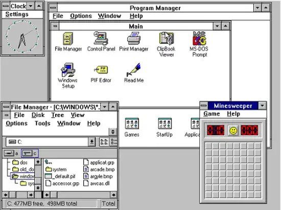 Versión Windows 3.1