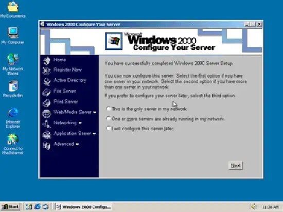 Versión Windows 2000