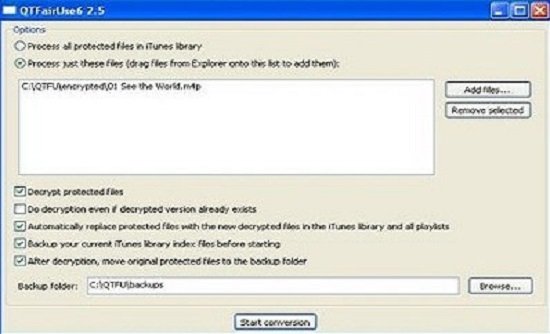 Eliminar DRM con QTFairUse
