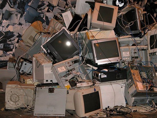 Desechos provocados por la tecnología