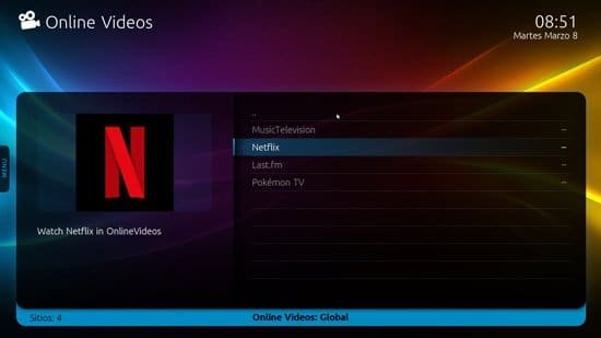 Ver Netflix en MediaPortal