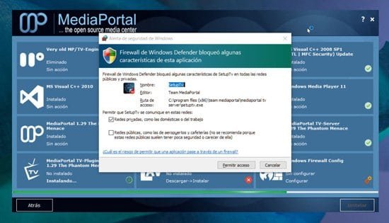 Instalar MediaPortal