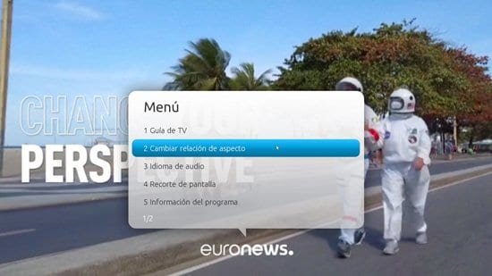 Menú guía de TV en MediaPortal