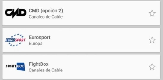 Canales de fútbol en You TV Player