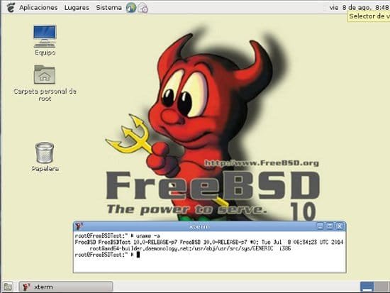 Escritorio de FreeBSD