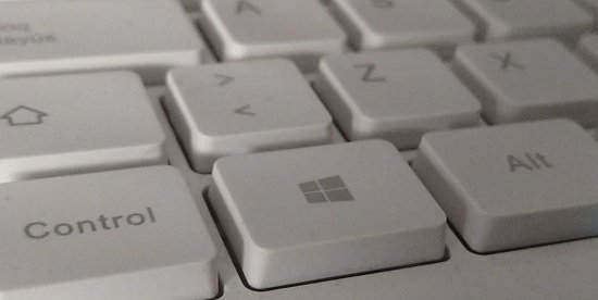 La tecla Windows del teclado