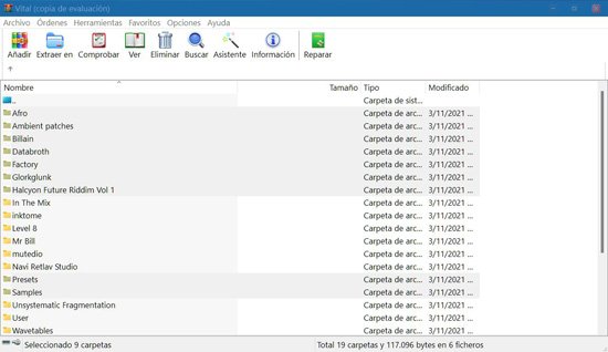 Zipear varios archivos de múltiples carpetas con WinRAR