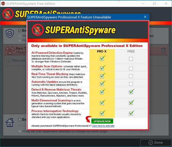 Análisis programado con SUPERAntiSpyware