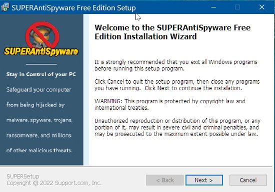 Instalar SUPERAntiSpyware