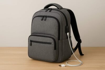 mochila con USB integrado